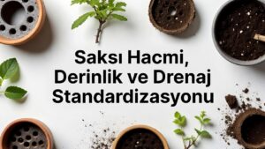 Saksı Hacmi, Derinlik ve Drenaj Standardizasyonu
