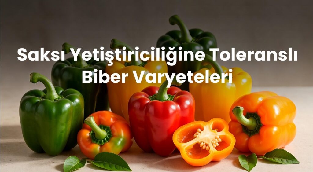 Saksı Yetiştiriciliğine Toleranslı Biber Varyeteleri