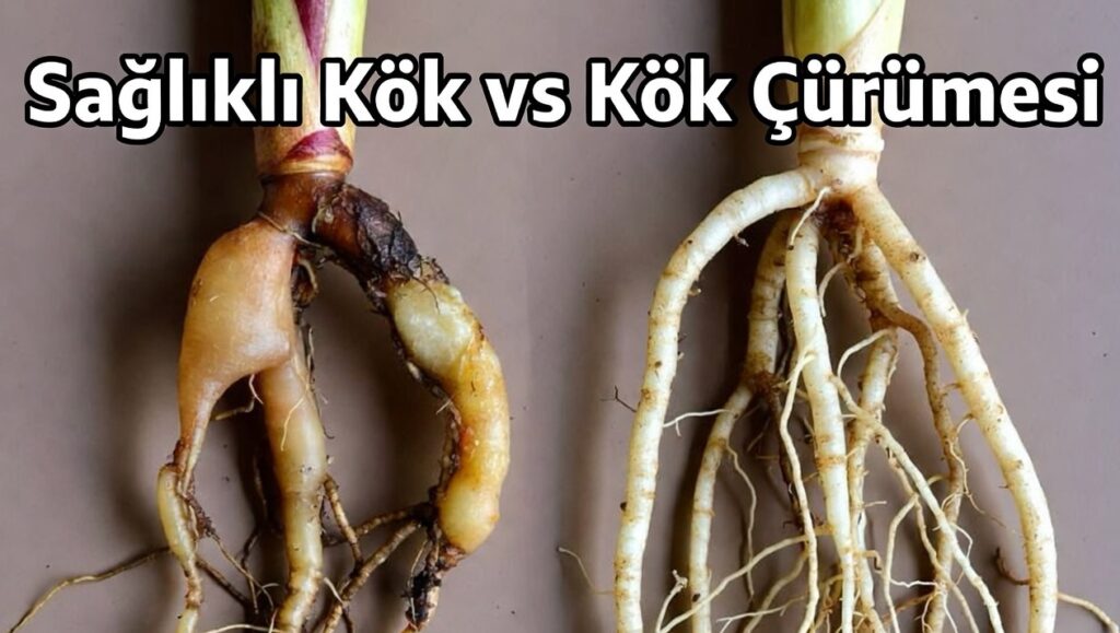 Deliksiz saksılarda fazla su kök çürümesine neden olabilir.