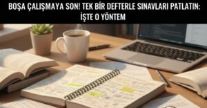 BOŞA ÇALIŞMAYA SON! TEK BİR DEFTERLE SINAVLARI PATLATIN: İŞTE O YÖNTEM