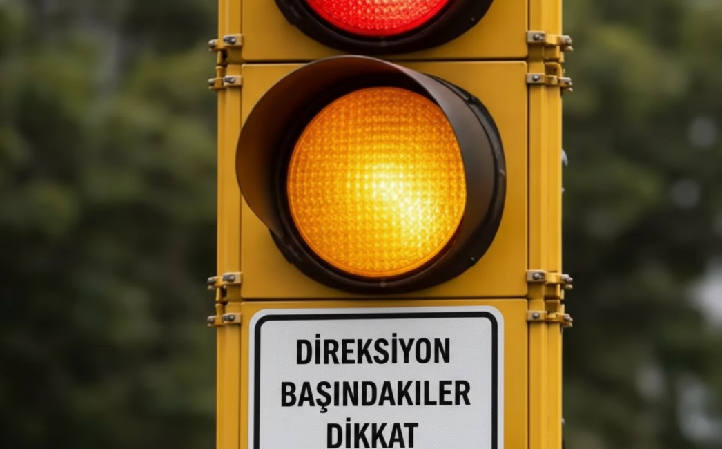 DİREKSİYON BAŞINDAKİLER DİKKAT: TRAFİK IŞIKLARINA BEYAZ RENK GELDİ, YAPMAYAN YANDI!
