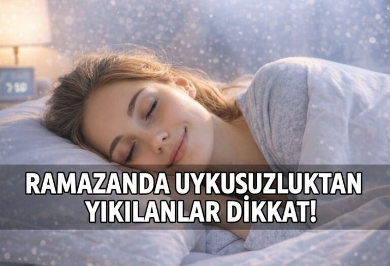 RAMAZANDA UYKUSUZLUKTAN YIKILANLAR DİKKAT! GÜN BOYU DİNÇ TUTAN O YÖNTEM BELLİ OLDU