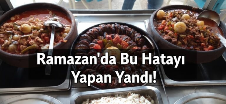 Ramazan’da Bu Hatayı Yapan Yandı! İftarda 20 Dakika Kuralı: Kilo Almadan Oruç Tutmanın Sırrı Resmen Açıklandı