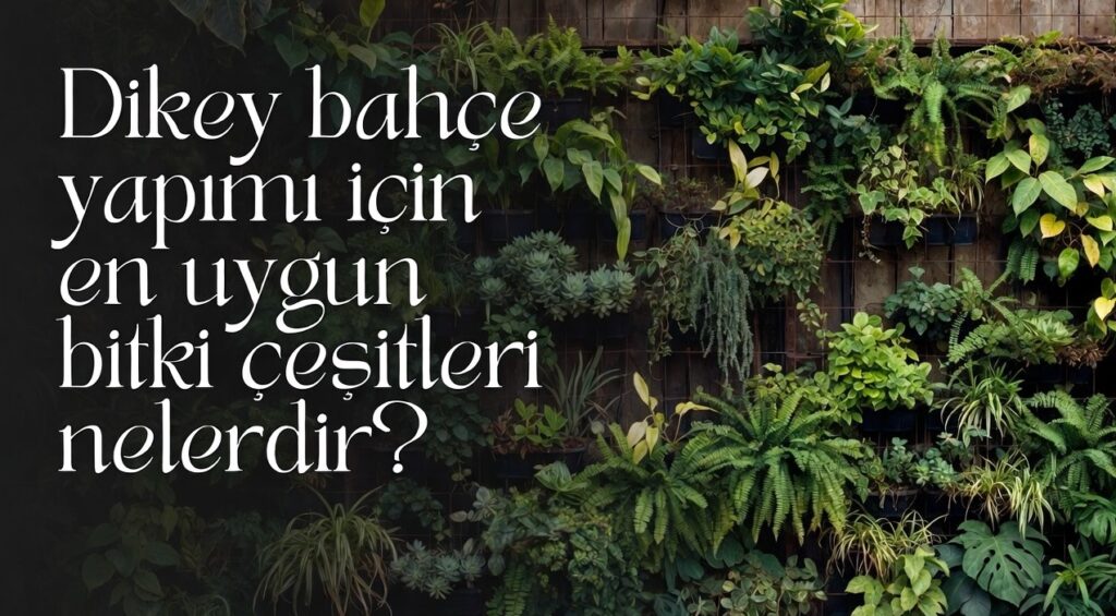 Dikey Bahçe Yapımı İçin En Uygun Bitki Çeşitleri Nelerdir?